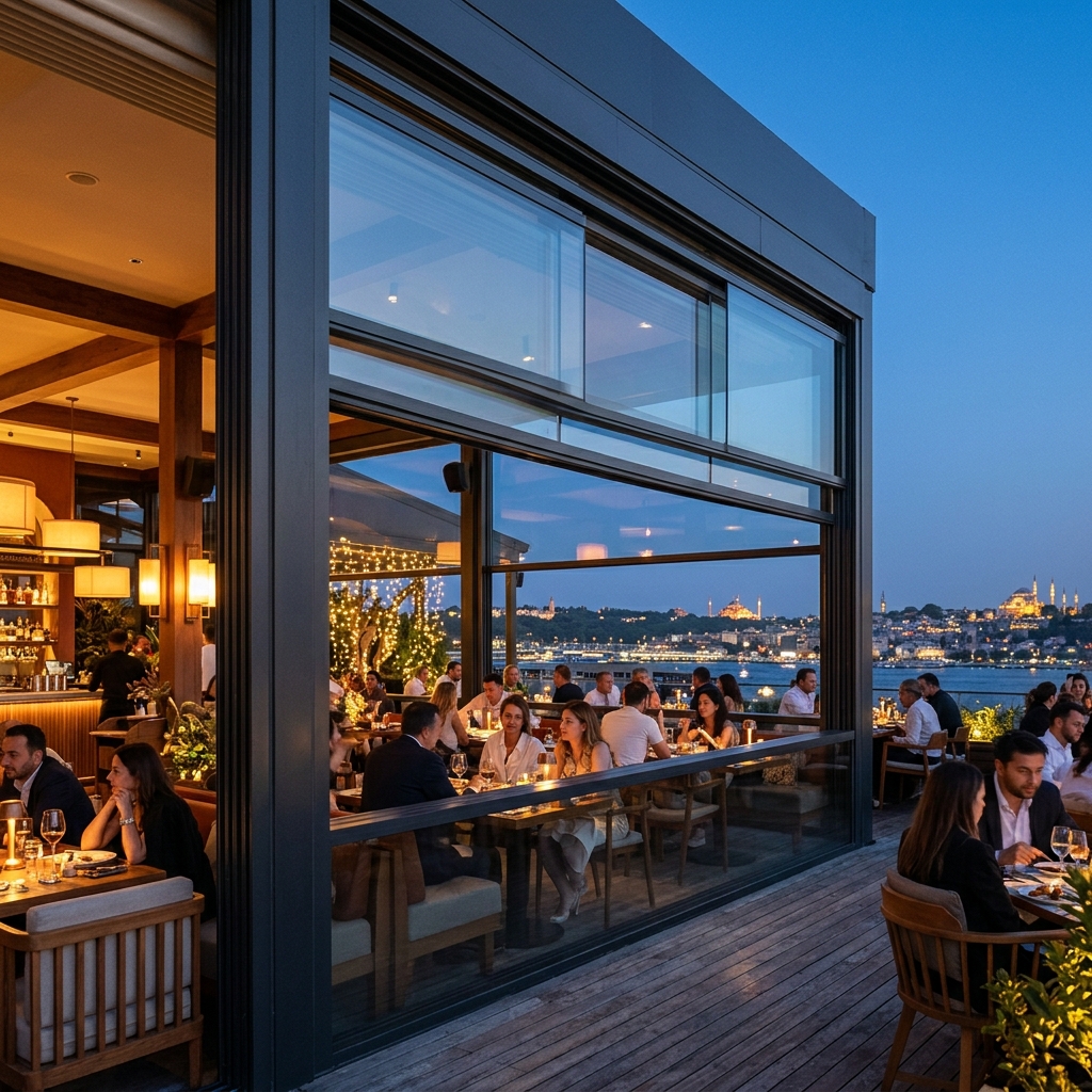 Giyotin cam pencere sistemleri