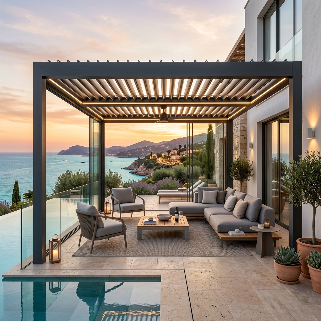 Biyoklimatik pergola ve teras çözümleri